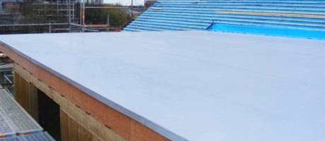 single ply flat roofing